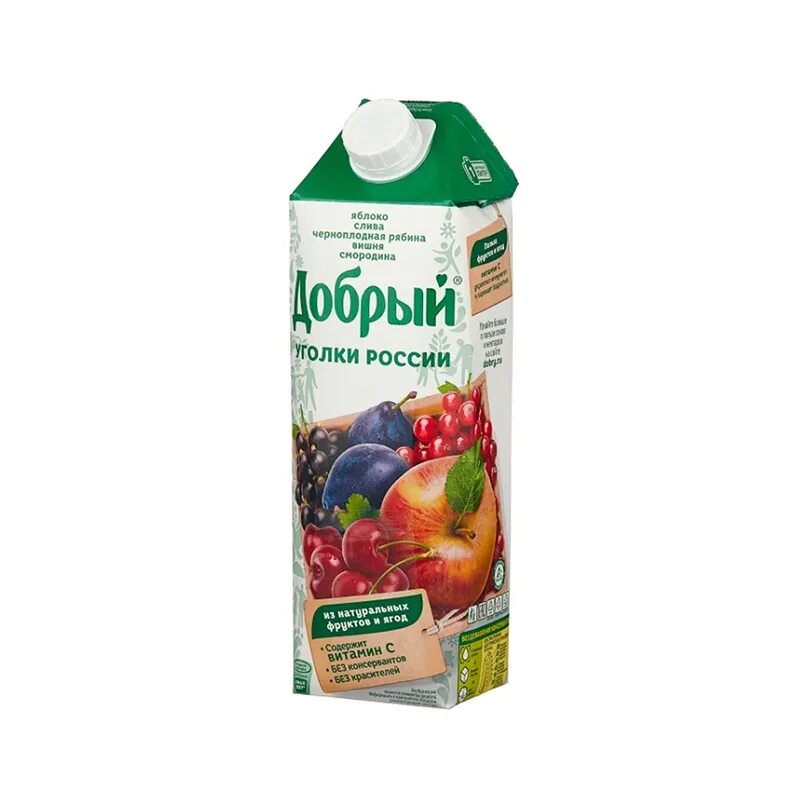 Сок фруктовый остров 0,2. 5л. Сок добрый ягодный микс 0. Напиток соевый "green idea" 1л. Фрутмотив ягодный микс 1.