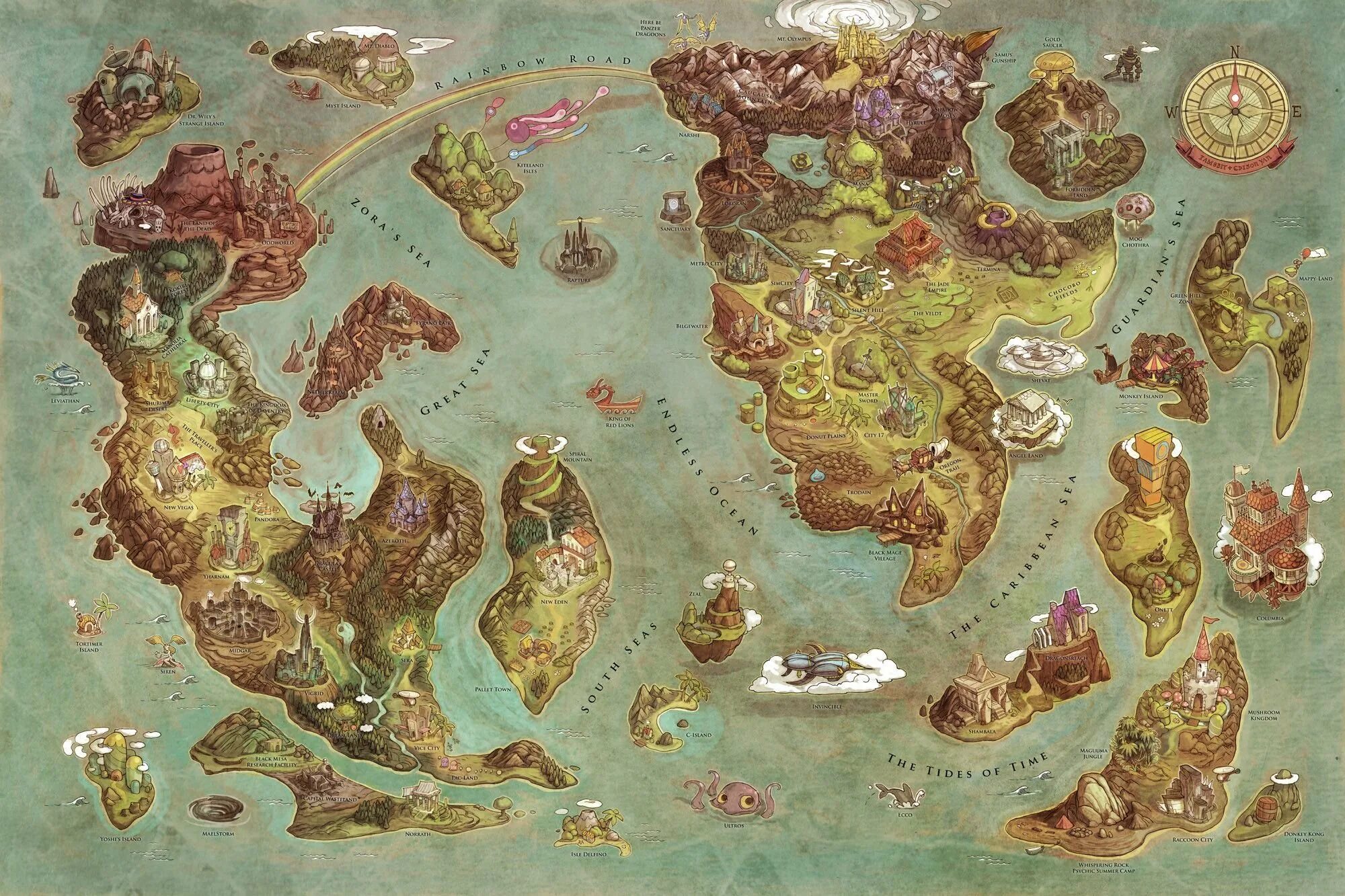 Many maps