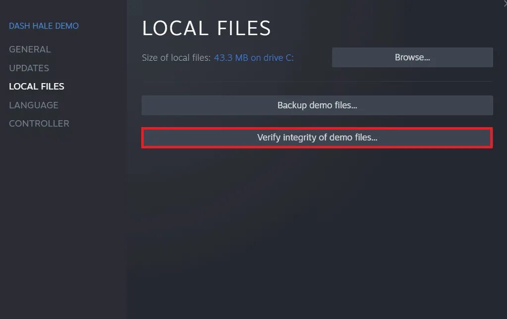 The game filesystem failed