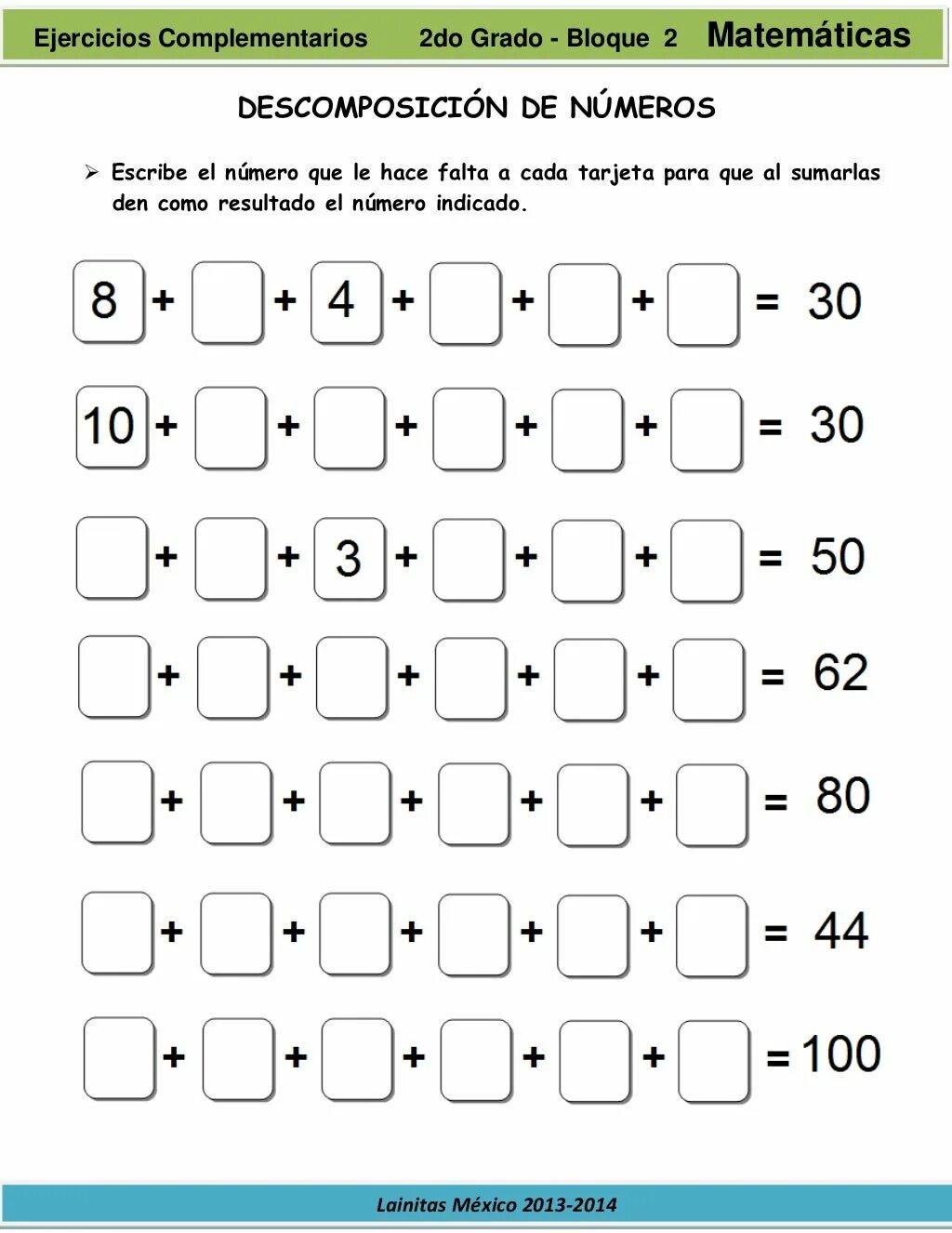 Los ejercicios. 0-1000 ejercicios.