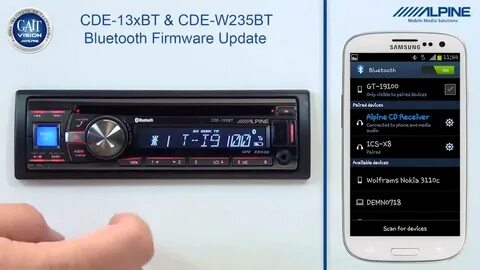 Alpine как подключить bluetooth