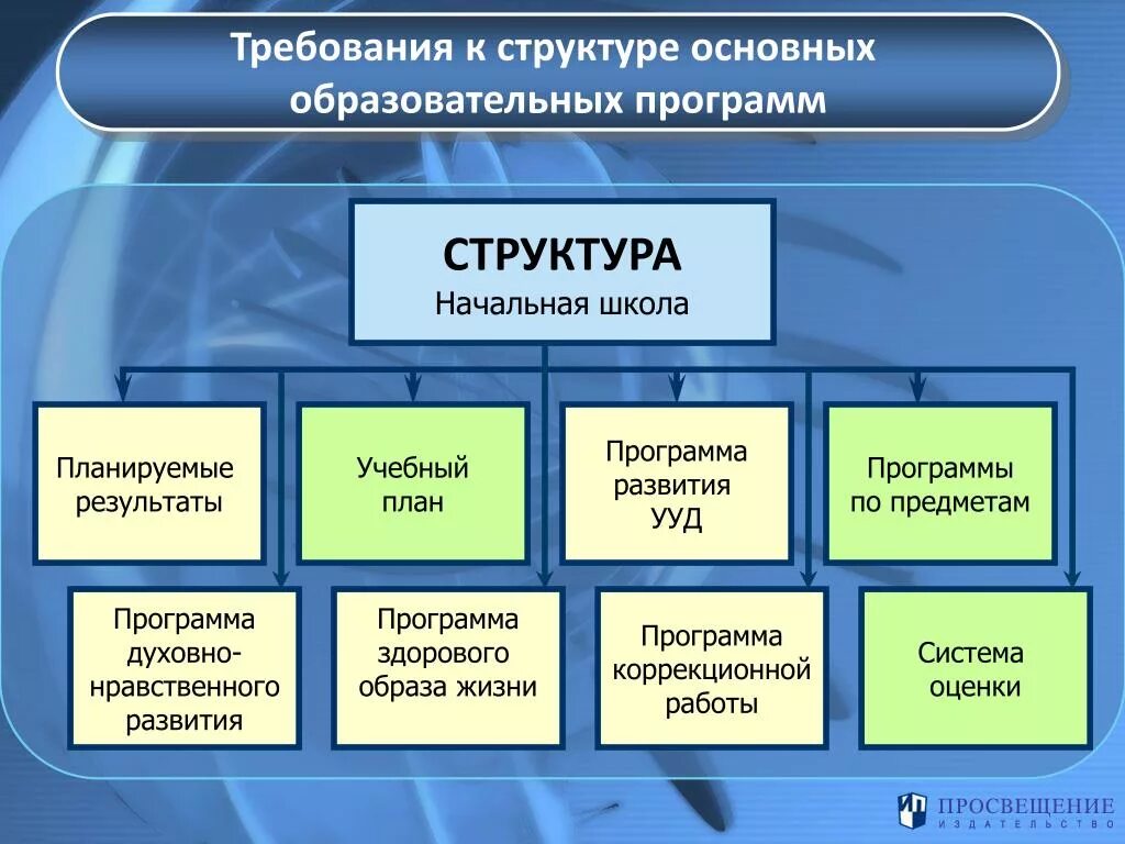 Структура учебной программы. Структуры программы в начальной школе.. Структура основных образовательных программ. Струткруаосновных образовательных программ.