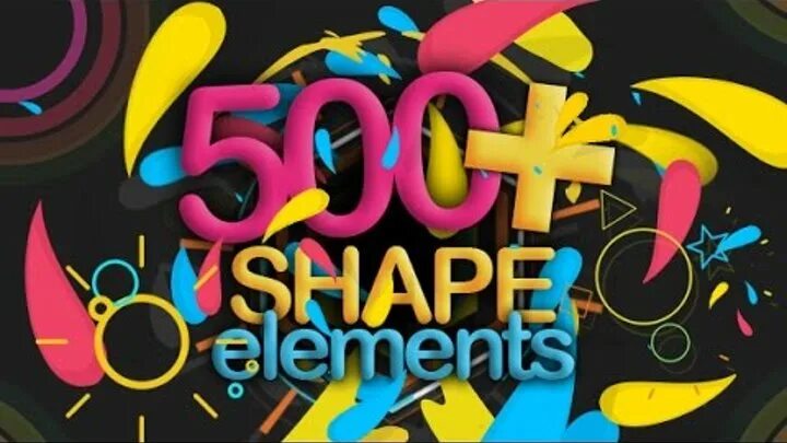 Shape elements 500. Shape elements