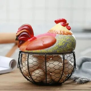 Корзинка для яиц курица