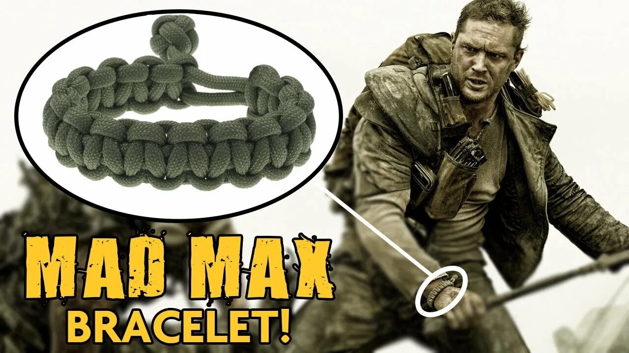 How to Make a Mad Max Fishtail Paracord Bracelet Tutorial - YouTube