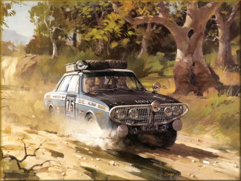 Art of rally mobile. Michael Turner картины. Картины Майкла Тернера. Картины с автомобилями. Картины известных художников с автомобилем.