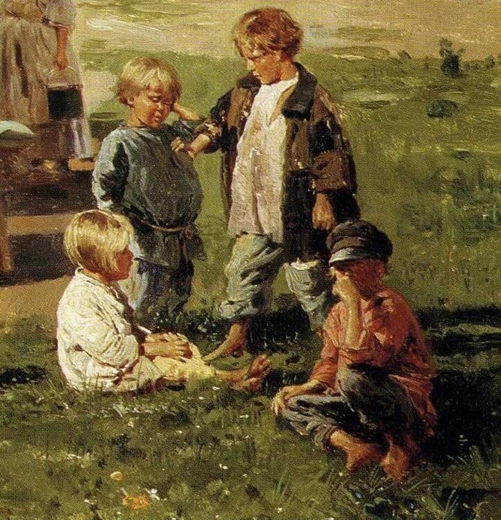 Картина крестьянские. Влади́мир Его́рович Мако́вский крестьянские дети. Владимир Маковский крестьянские мальчики. Маковский живопись деревня крестьяне. Владимир Егорович Маковский крестьянские дети.