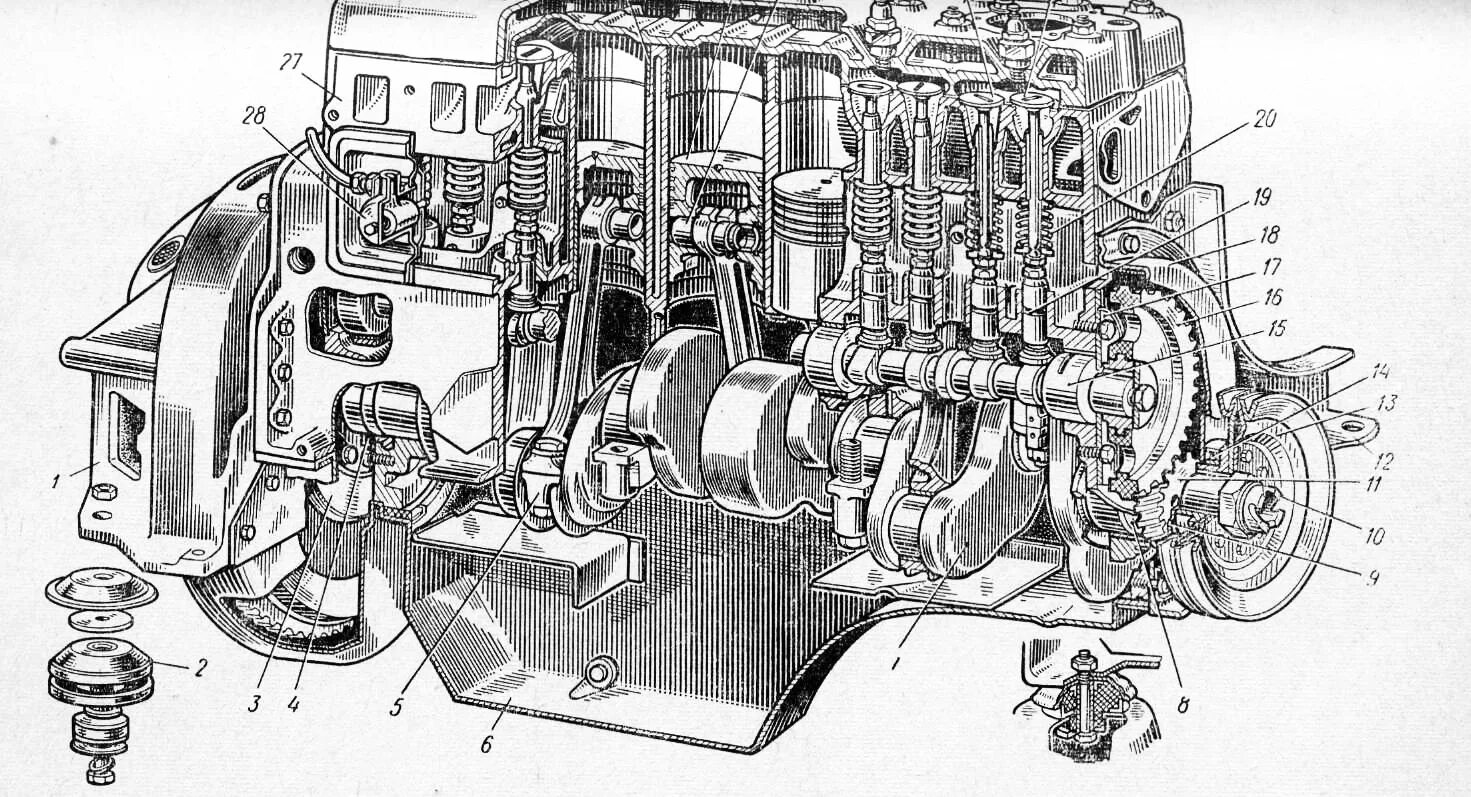 устройство карбюратора на двс на схеме. устройство карбюраторного двс. четырёхтактный карбюраторный двигатель внутреннего сгорания:. двс газ 52 чертеж. устройство карбюраторного двс.