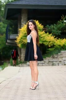 Night Candy :: pearl dress + silver heels.