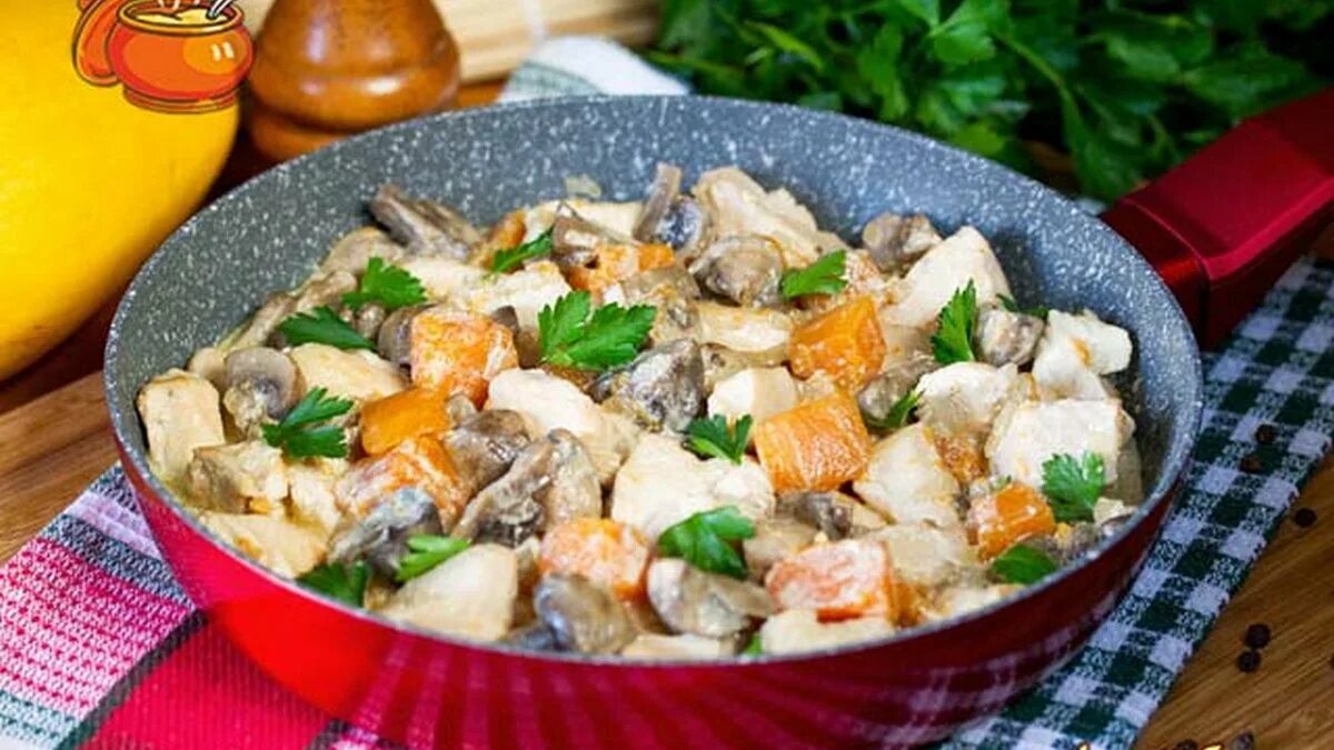 Как делается курица с грибами. Как делается курица с грибами