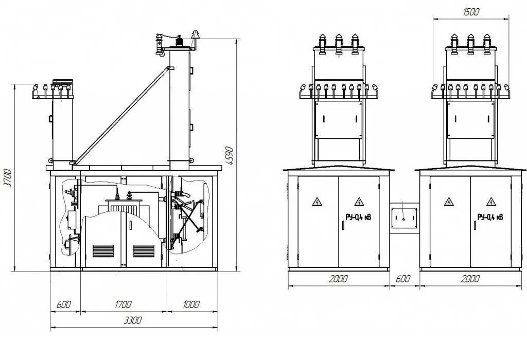 Расположение подстанции. Габариты КТП 630 КВА. КТП 630 чертеж двухтрансформаторная. Трансформатор комплект ТМ-100/10/0,4 кв КТП. Трансформаторная подстанция КТПН-400.