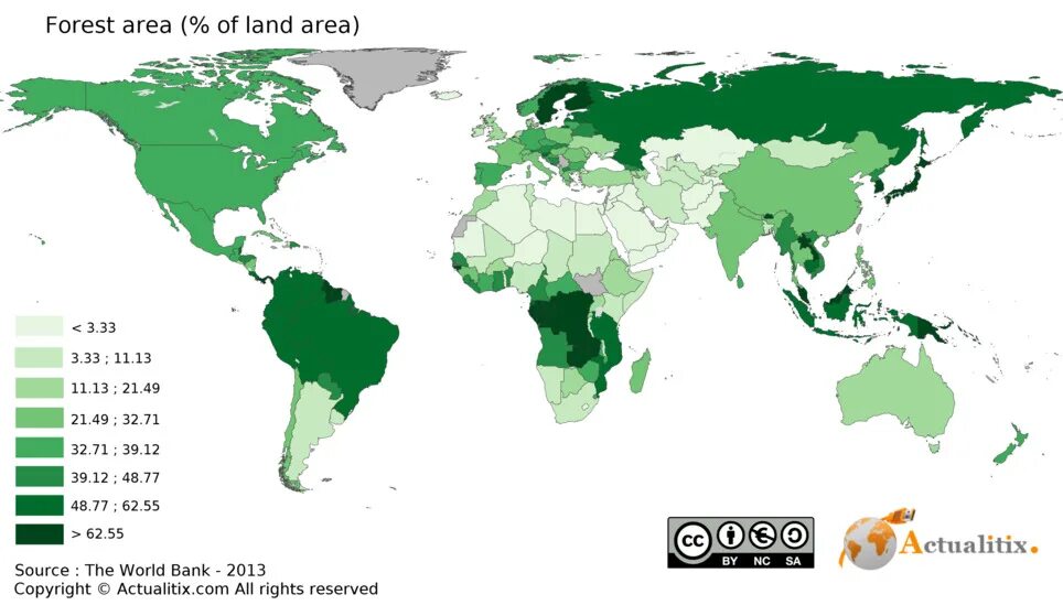 Самая лесная страна в мире