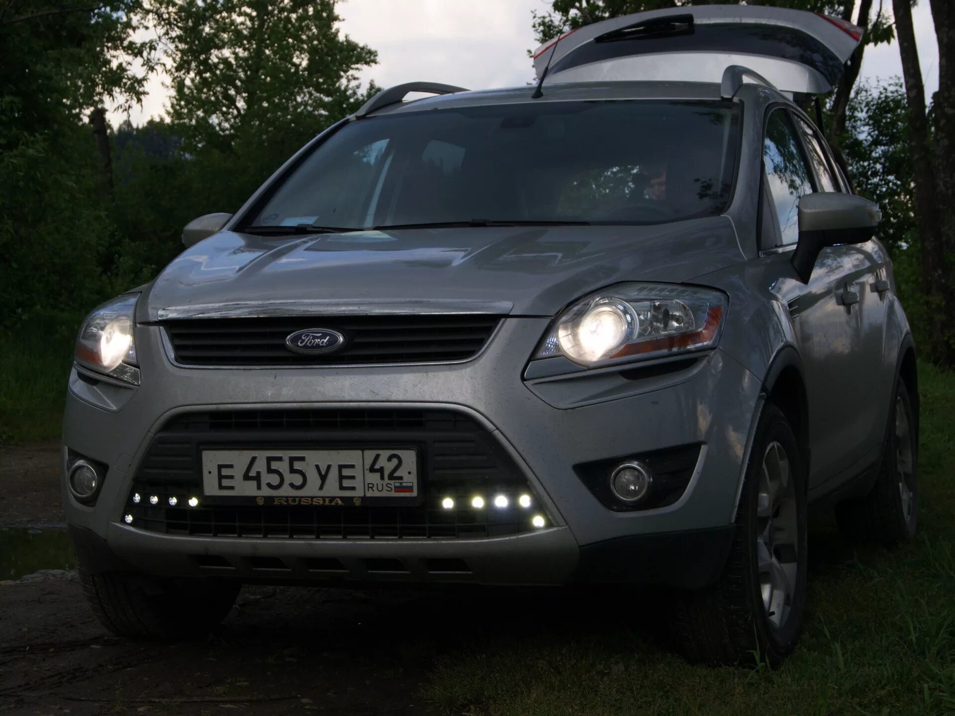 Ford Kuga 1 DRL. ДХО Форд Куга 2008-2012. ДХО Ford Kuga 1. ДХО Ford Kuga 1 2008-2012.