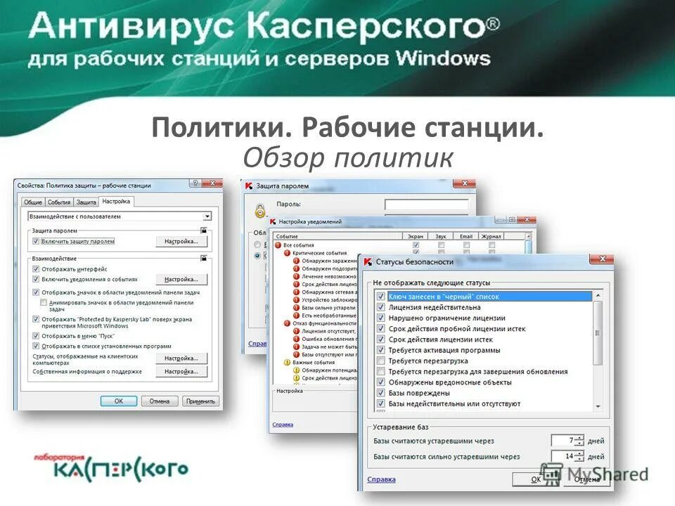 Kaspersky для рабочих станций. касперский блокирует принтера usb. гетерогенная локальная сеть. иерархия серверов администрирования. блокировка рабочей станции.