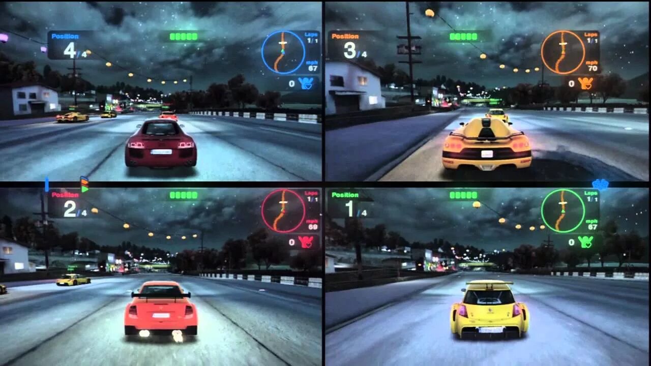 Играть на двоих на четверых. Blur игра Xbox 360. Гонки Split Screen Xbox 360. PLAYSTATION 3 игры Blur. Blur игра на ps4.