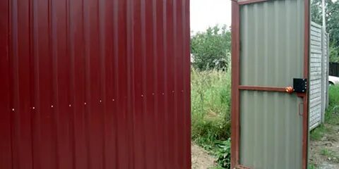Сделать дверь из профлиста