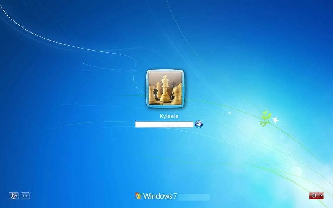 Как войти в систему 7. Пароль windows. ввод пароля виндовс. экран входа в систему.