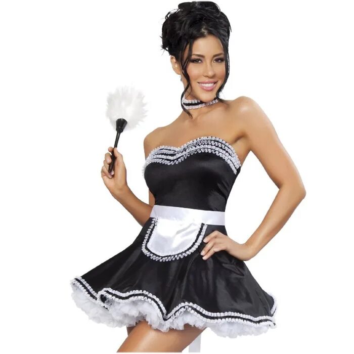 French maid. Костюм горничной. Костюм гувернантки. Красивые горничные. Костюм служанки для девочки.