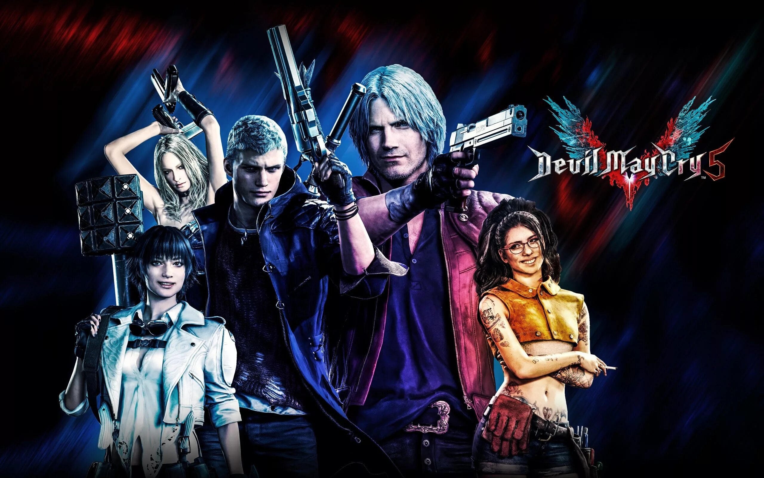 Девил май край край 5. Вергилий DMC 5. Данте DMC 5. Devil May Cry 5 на рабочий стол.