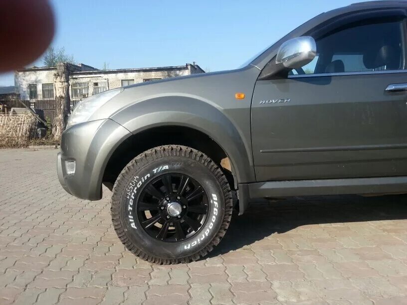 Диски на ховер н5 r17. 245/75 r16 hover h5. резина 245 70 r16 на ховер.