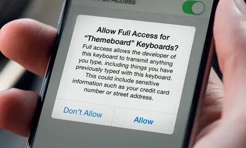 Allow to allow access to your