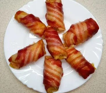 Как приготовить куриные рулетики в беконе