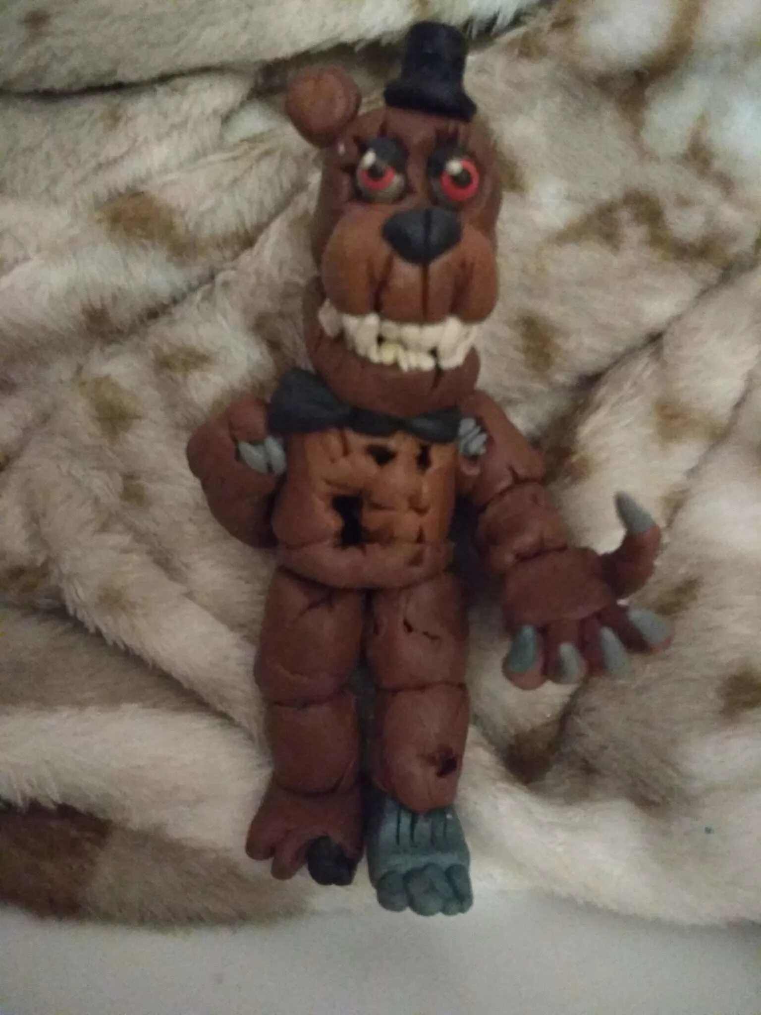 мишка фредди 2 из пластилина. мишка фредди лепить из пластилина. мишка фредди из пластилина. аниматроники из пластилина фредди. мишка фредди из пластилина.