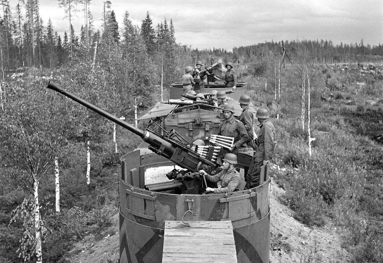В карелии армейский. Финский бронепоезд 1939. Финская армия 1939-1944.