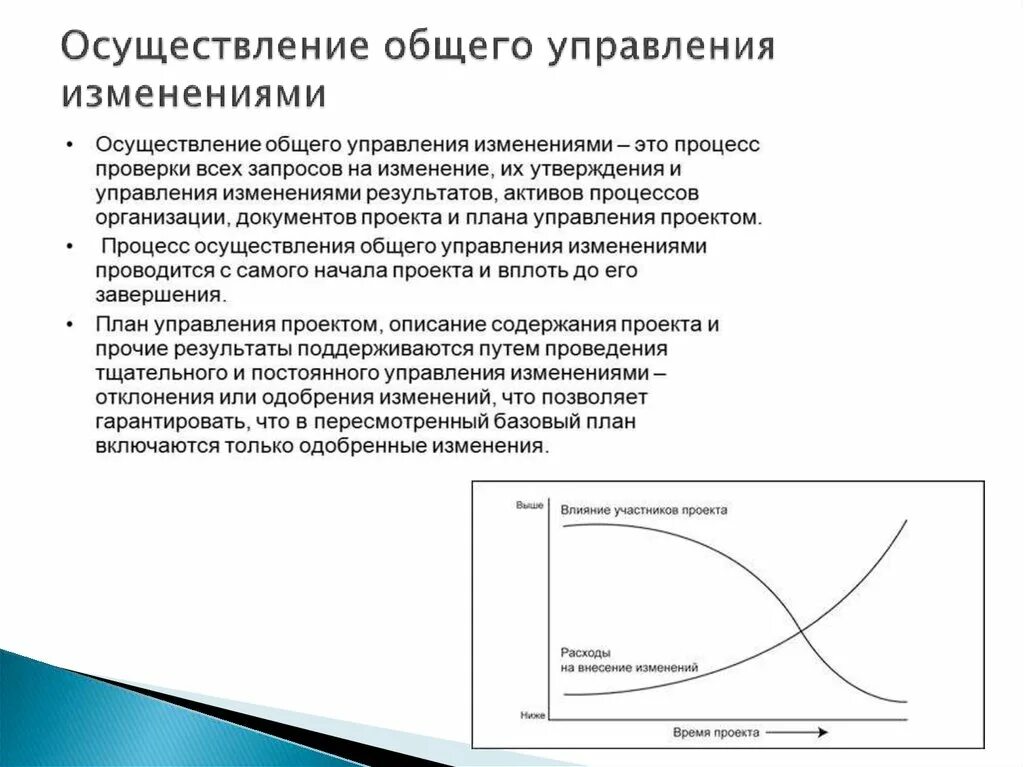 Тест управления изменениями. Осуществление общего управления изменениями. План управления изменениями. План управления изменениями проекта. Мониторинг инвестиционных проектов.