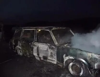 Ваз 2104 горит