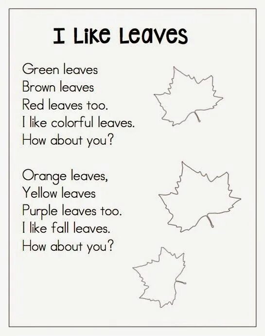I like trees