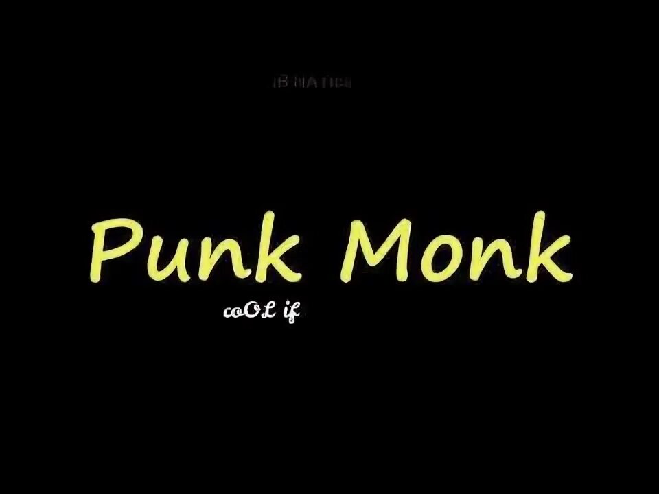Punk monk. Punk monk
