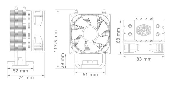 Кулер Coolermaster Hyper 101. Кулер для процессора Cooler Master Hyper 101a. Кулер Cooler Master Hyper 101 PWM для AMD. Cooler Master a30 чертеж.