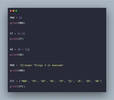Print hi name in python.
