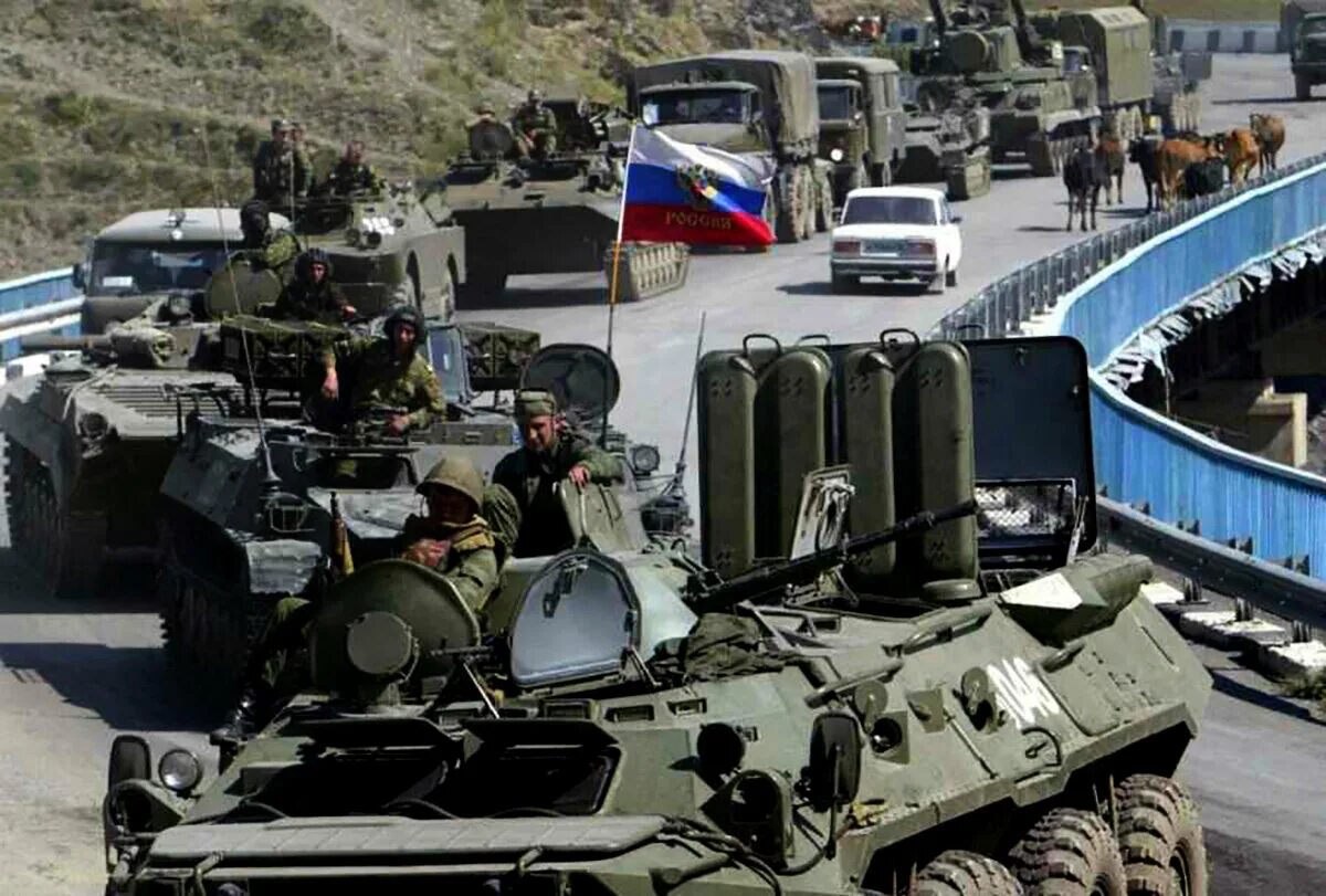 Российские войска заходят