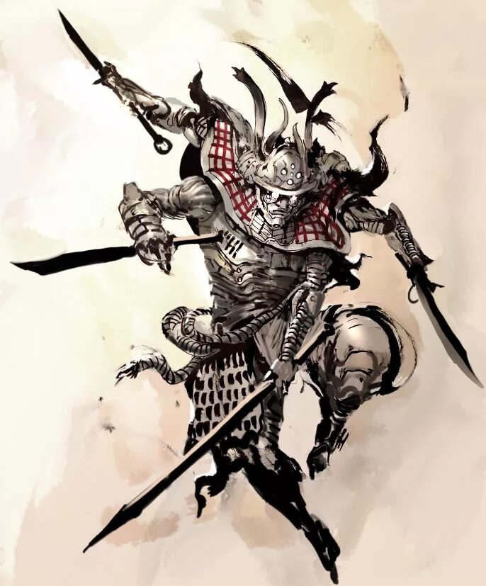 Демонический самурай. Демон арлекин. Ронин самурай демон арт. Дзете дзинъэмон самурай. Ронин самурай демон.