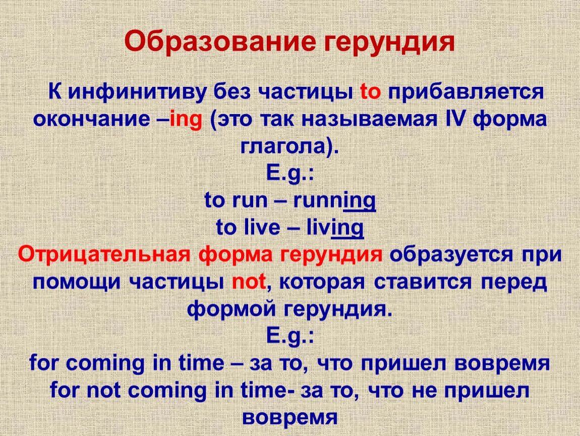 Частицы для образования глагола. Герундий. Герундий в английском. Герундий правило. Образование герундия в английском языке.