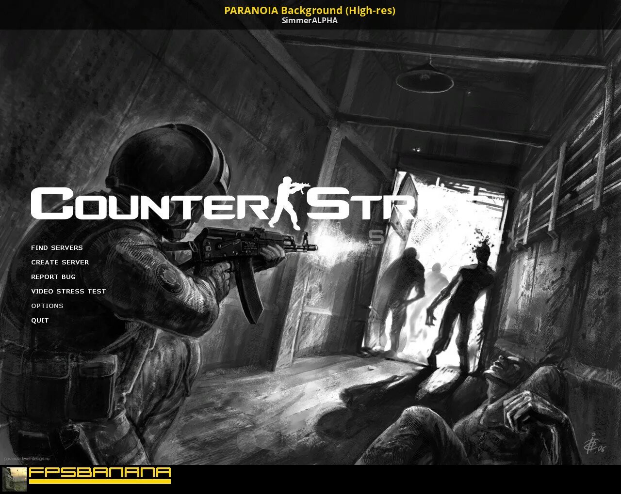 Counter Strike Paranoia. Фон Paranoia. Re count