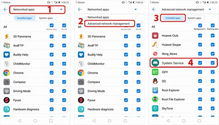 Android huawei data. Android huawei data