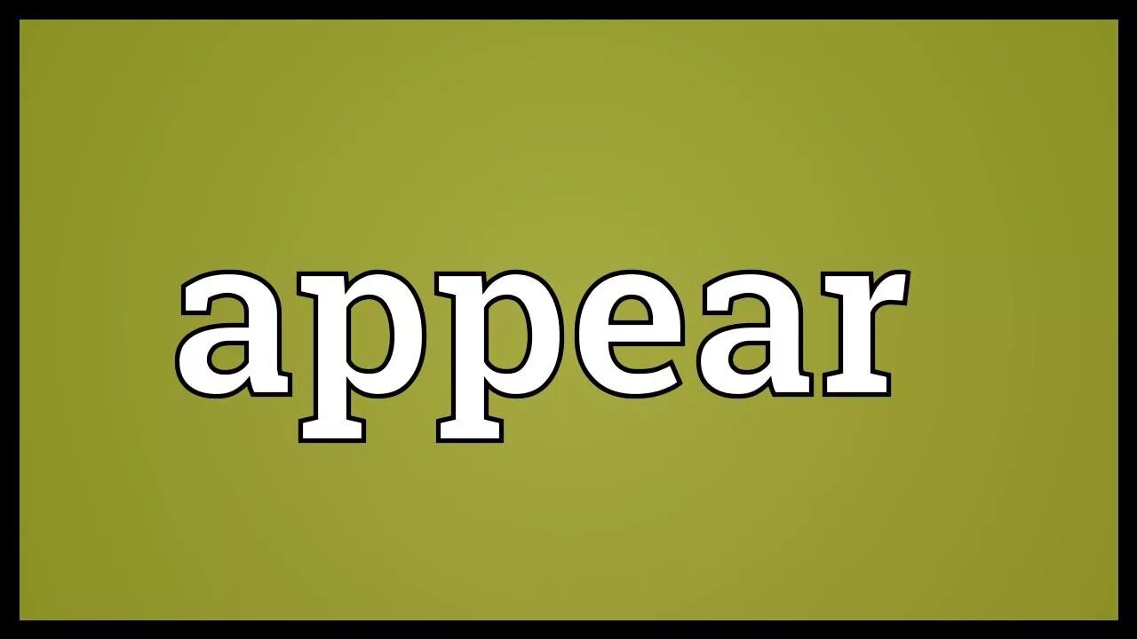 Go appear