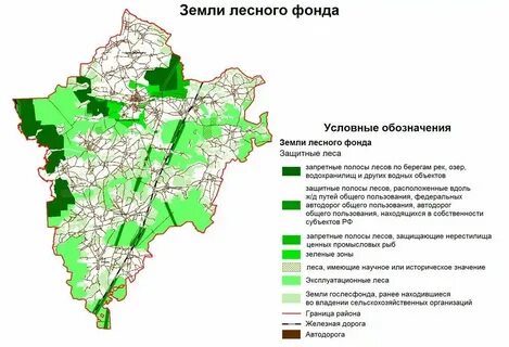 Лесничества на землях лесного фонда