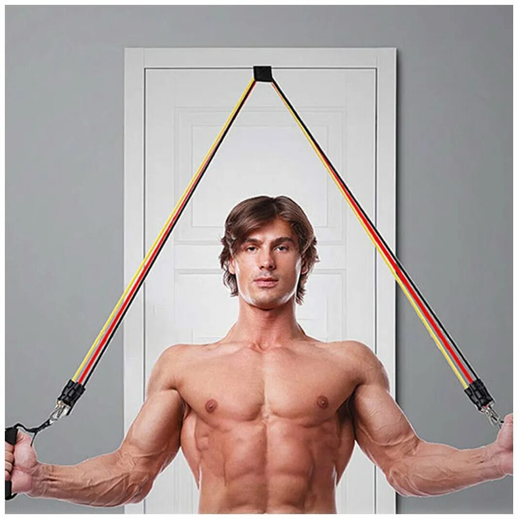 Тренажер power resistance bands. Эспандер трубчатый с карабинами, нагрузка до 11 кг, синий sf 0229. Нагрузка эспандера. Нагрузка эспандера. Нагрузка эспандера.