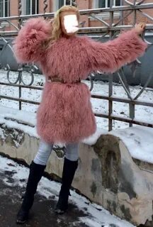 Шуба из ламы снежная королева