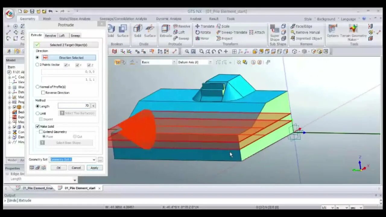 Midas nx. Midas gts nx. пк midas gts nx tutorial.