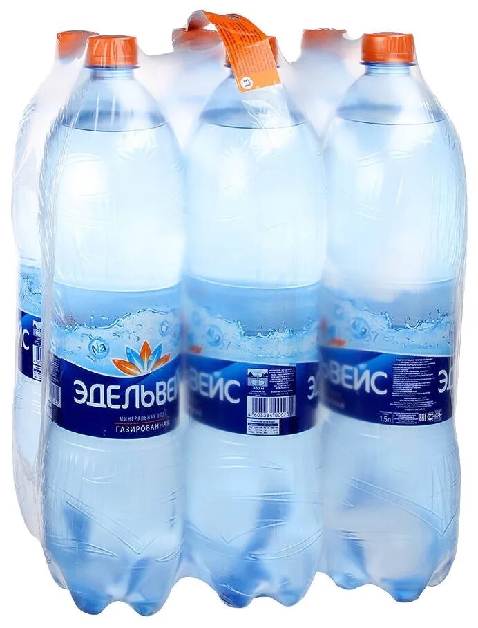 вода газированная эдельвейс 0. 5л пэт. эдельвейс газировка. вода минерал. 5 л.