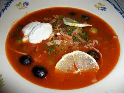 Рецепт солянки с мясом без