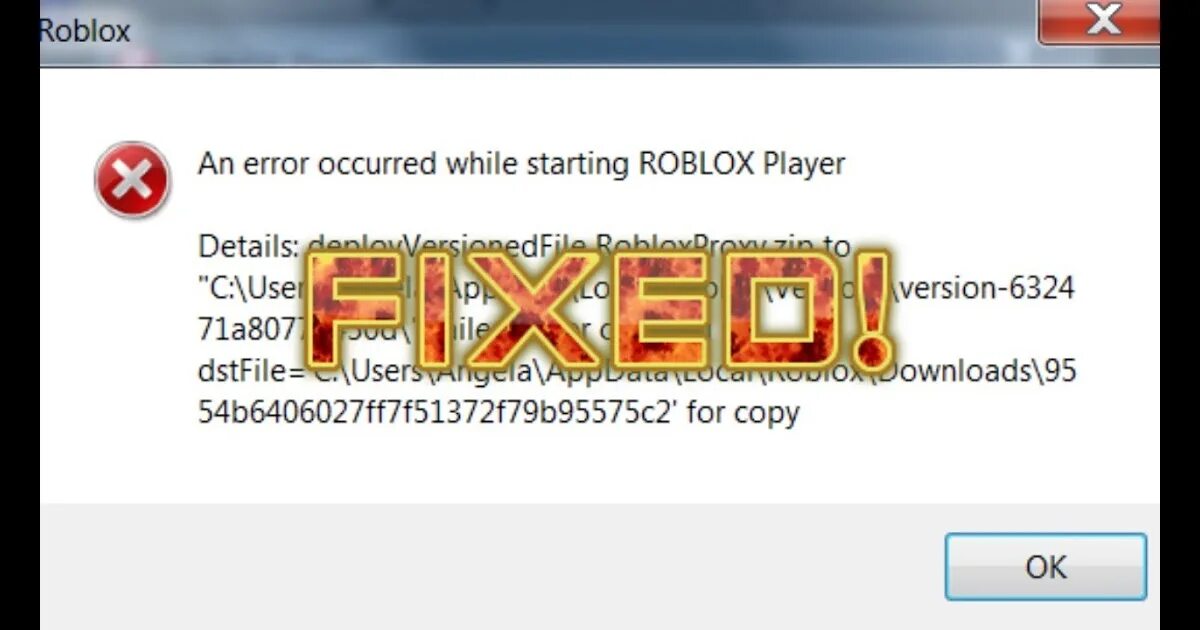 Прекращена работа roblox game client. Ошибка — an error occurred while starting roblox. starting roblox. roblox fixed. roblox start.