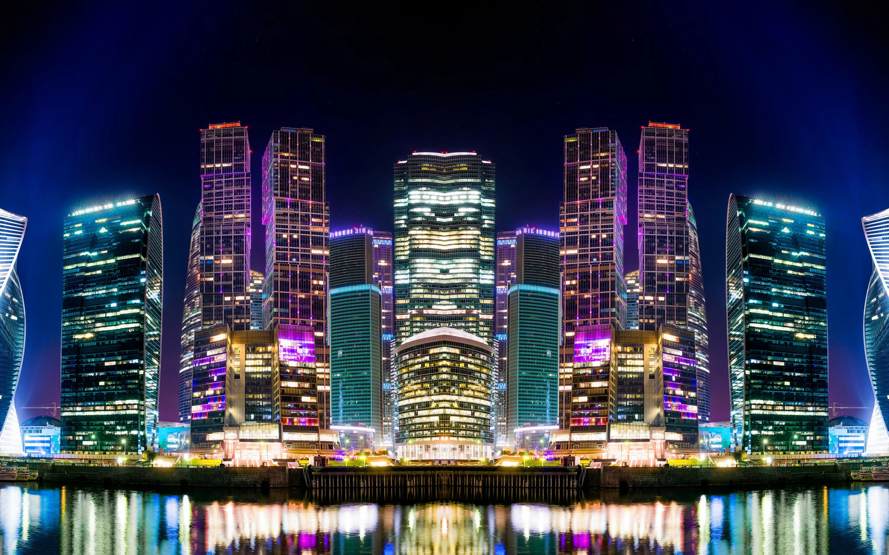 Вый город. Москва Сити 4к. Москоу - Сити, небоскребы, река.. Небоскребы Найт Сити. Москва Сити ночью 2022.