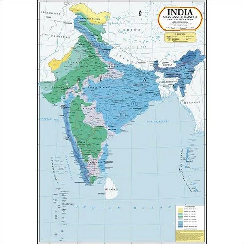 Map mean. India temperature map. agriculture indians map.