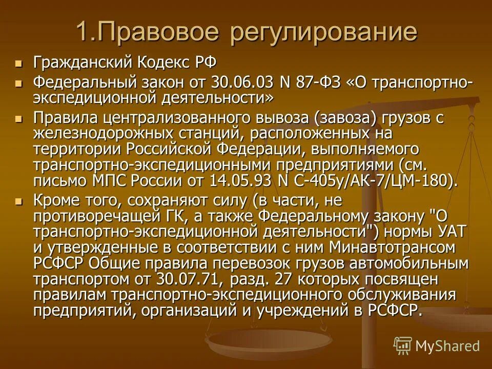 Правовое регулирование договора страхования